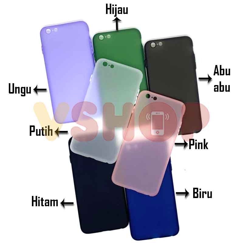 SLIM CASE IP 6G 6S 6G+ 6S+ ULTRA-THIN MATTE CASE