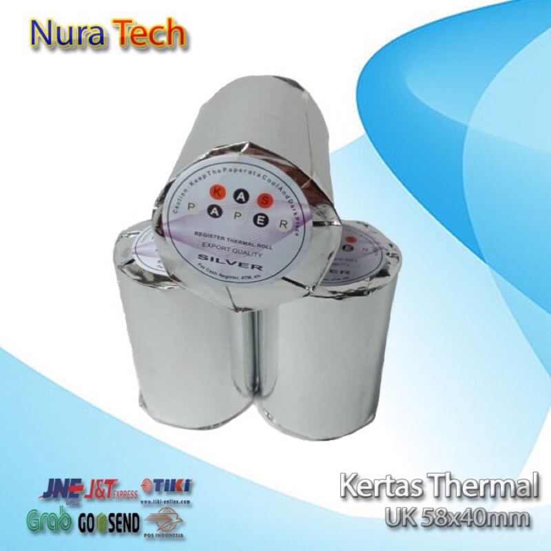 

kertas thermal 58x40 kertas struk kasir 58 x 40 hasil cetak bagus paper thermal