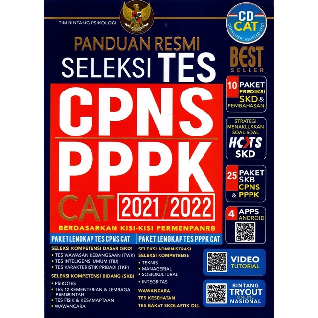 

GRATIS ONGKIR PANDUAN RESMI SELEKSI TES CPNS&PPPK CAT 2021/2022/TIM BINTA KPL384