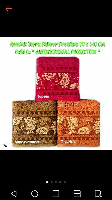 Promo Handuk Terry Palmer Premium 70x135 Cm Random - Handuk Dewasa