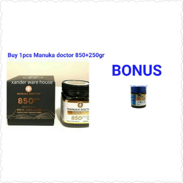 

PROMO MADU MANUKA DOCTOR MANUKA HONEY MGO 850+250GR