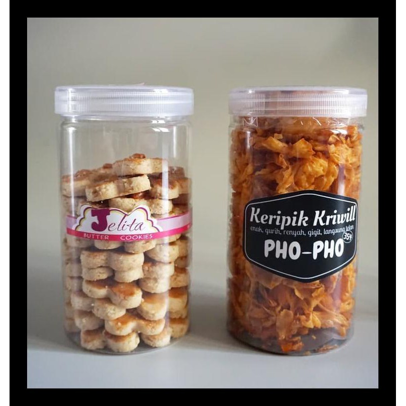 TOPLES PLASTIK PET 1000ML JAR PREMIUM TABUNG 1L SERBAGUNA 1000 ML BERKUALITAS