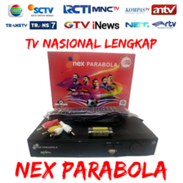 Antena parabola mini tv lokal komplit
