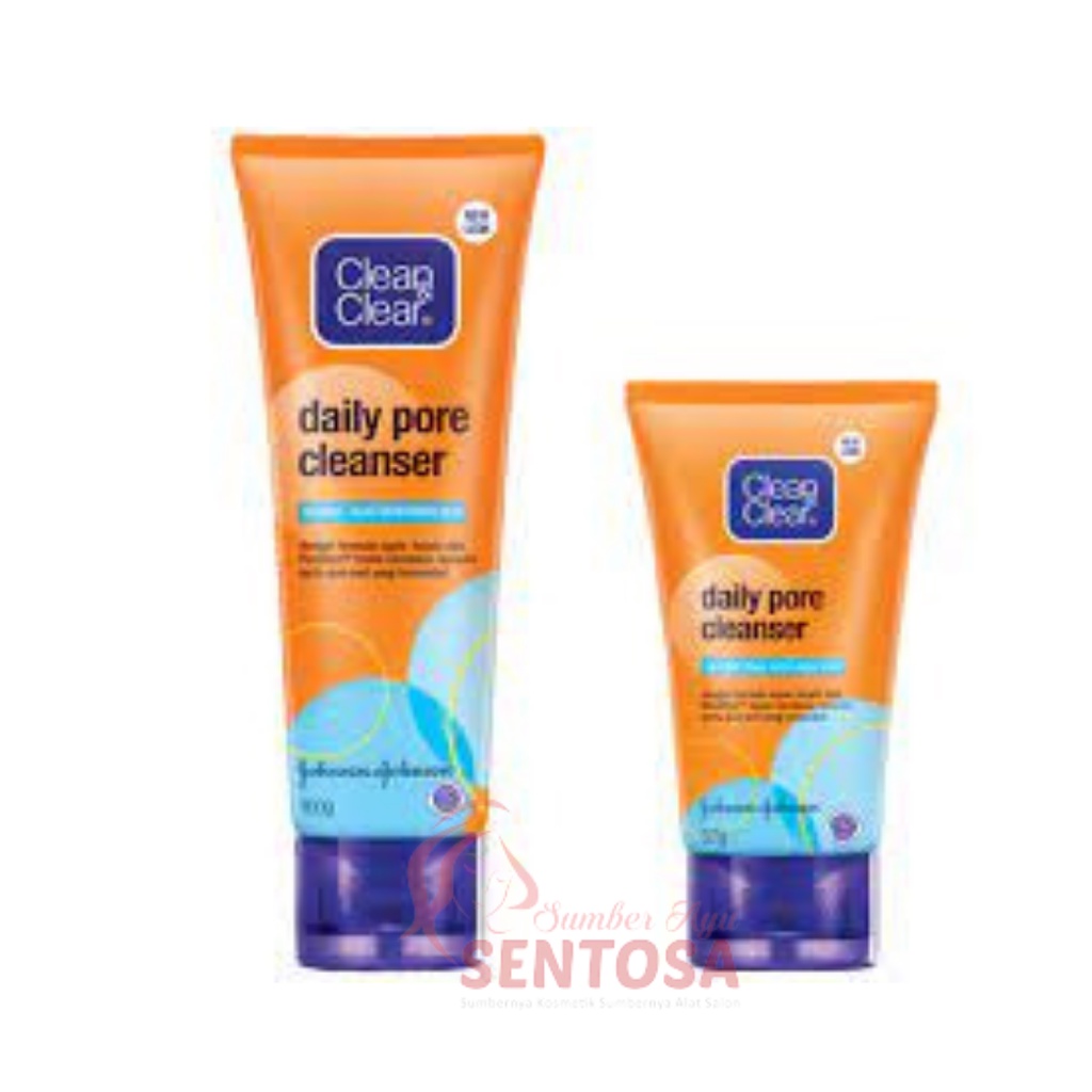 Clean & Clear Daily Pore Cleanser Sabun Cuci Muka Pembersih Wajah Komedo