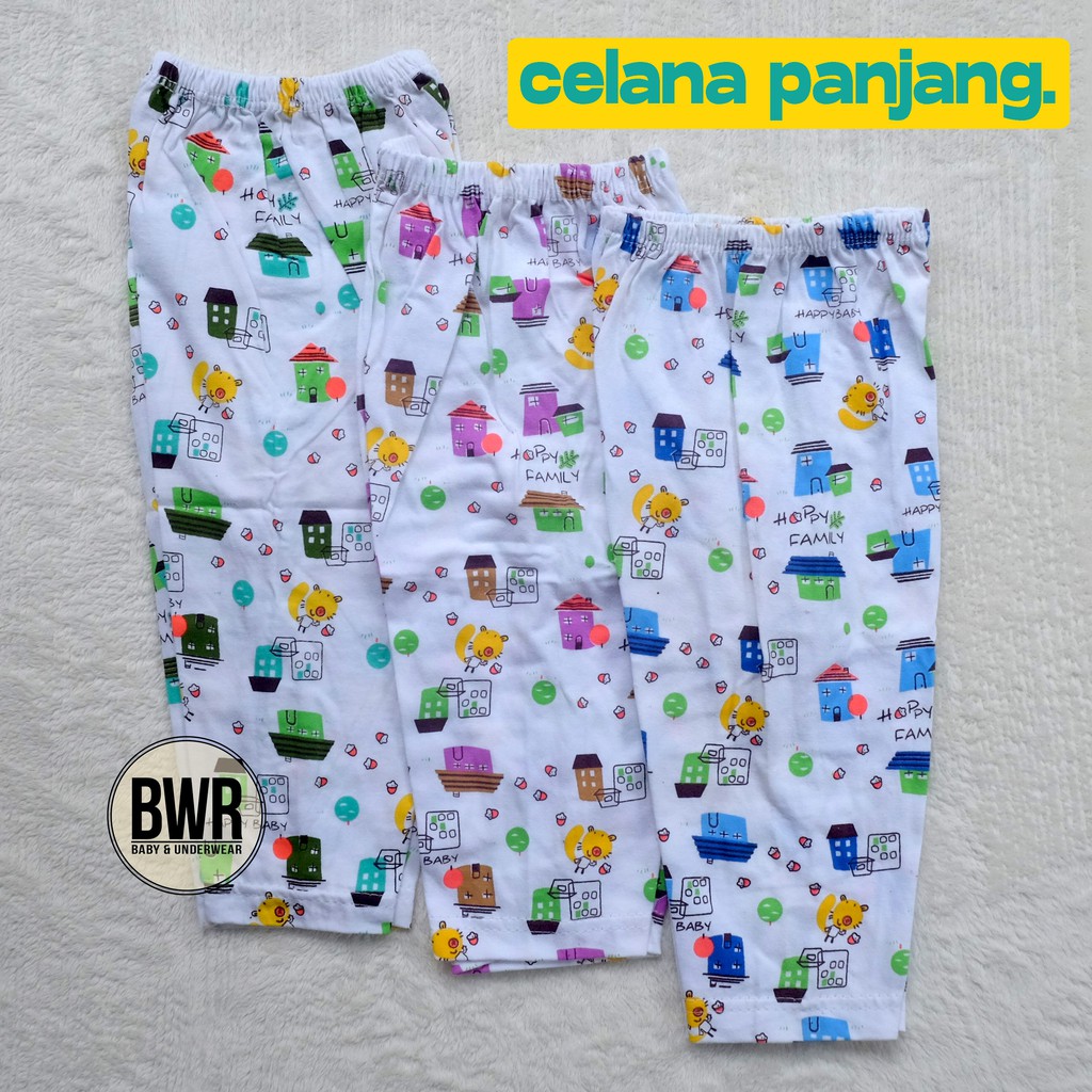Setelan Wiedy PANJANG | Piyama Bayi New Born Baju Celana Panjang - Bwr