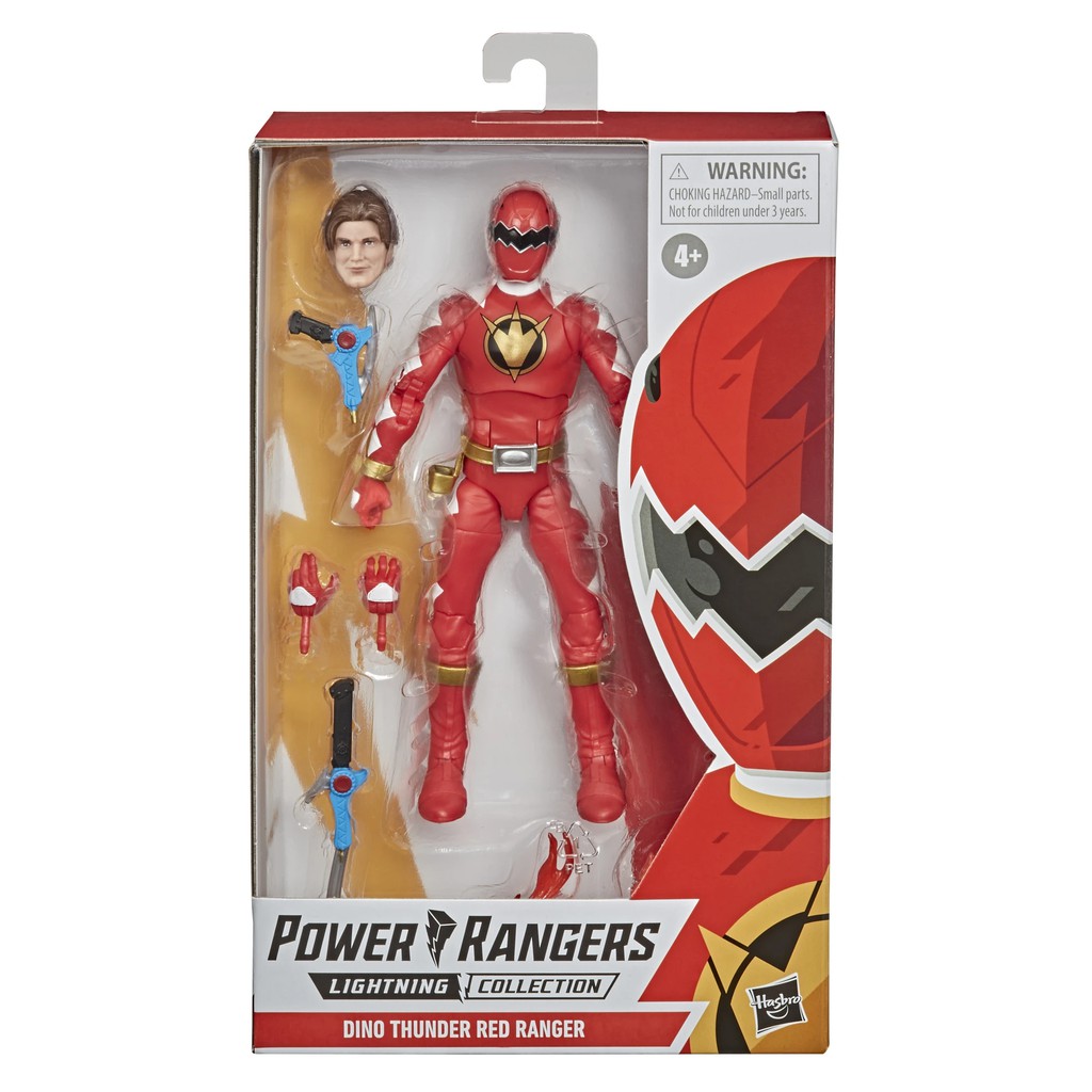 HASBRO POWER RANGERS LIGHTNING COLLECTION DINO THUNDER RED MISB