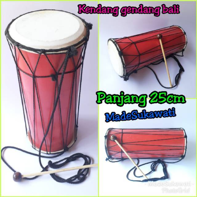 Kendang gendang mini bali 25cm