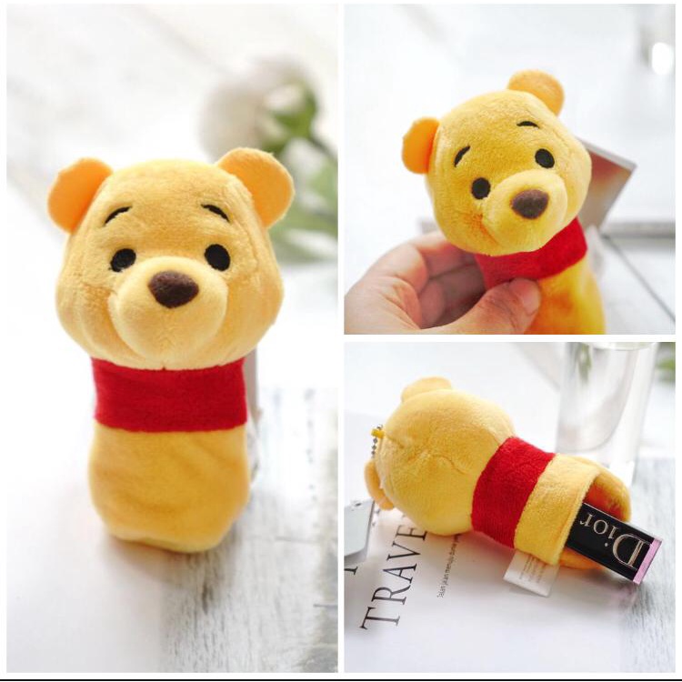 WINNIE THE POOH LIPSTICK COVER MINI POUCH BAG TAS MAKE UP TOOLS IMPOR