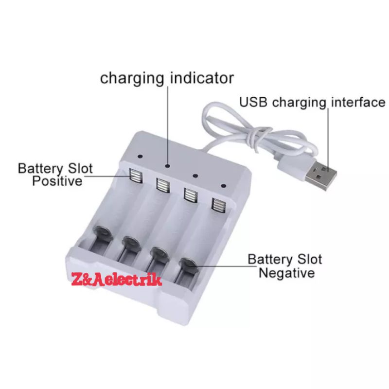 Charger Batrai 4 Slot MS-04B MITSUYAMA