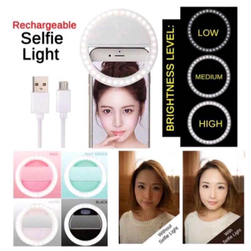 LAMPU SELFIE RING LIGHT LED / CHARM EYES / LAMPU SELFIE