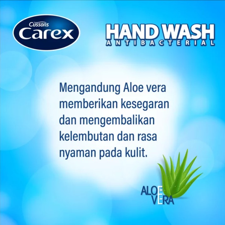 SABUN  CUCI TANGAN CUSSONS CAREX 250 ml - HAND WASH PUMP  Higienis Lembut ditangan