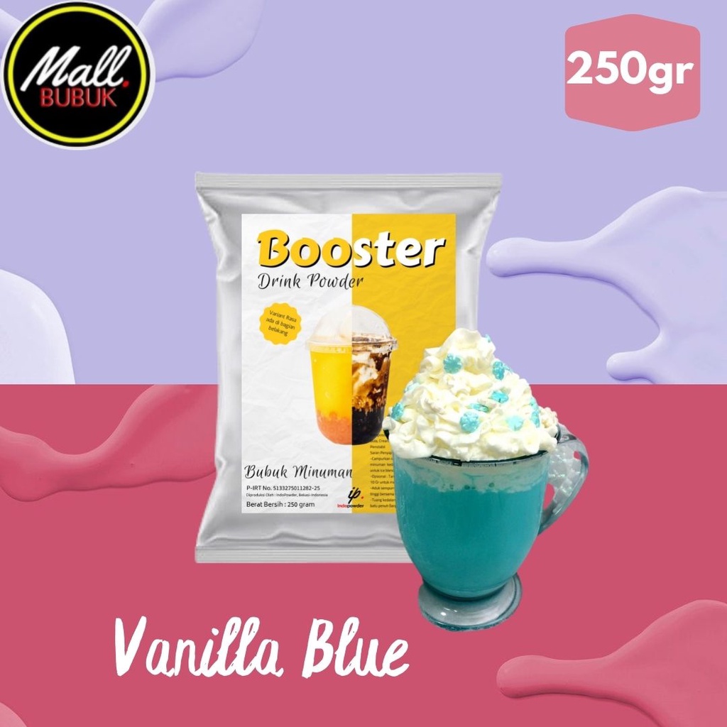 

250 GRAM - Bubuk VANILLA BLUE 250gr - Bubuk Minuman VANILLA BLUE 250gr