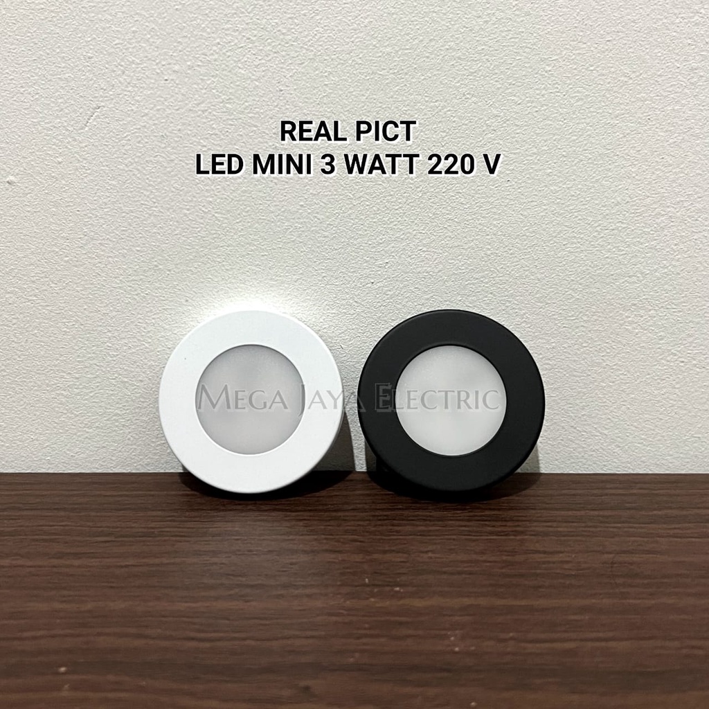 LAMPU DOWNLIGHT LED MINI TEMPEL OUTBOW 3 WATT 220V / LAMPU CABINET LEMARI