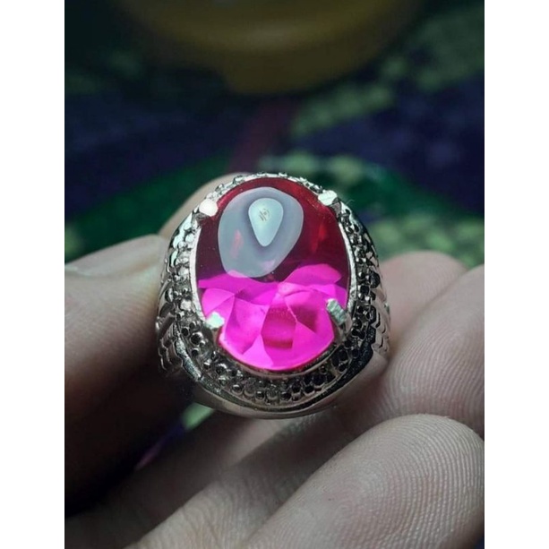Batu Cincin Merah Siam Rosse