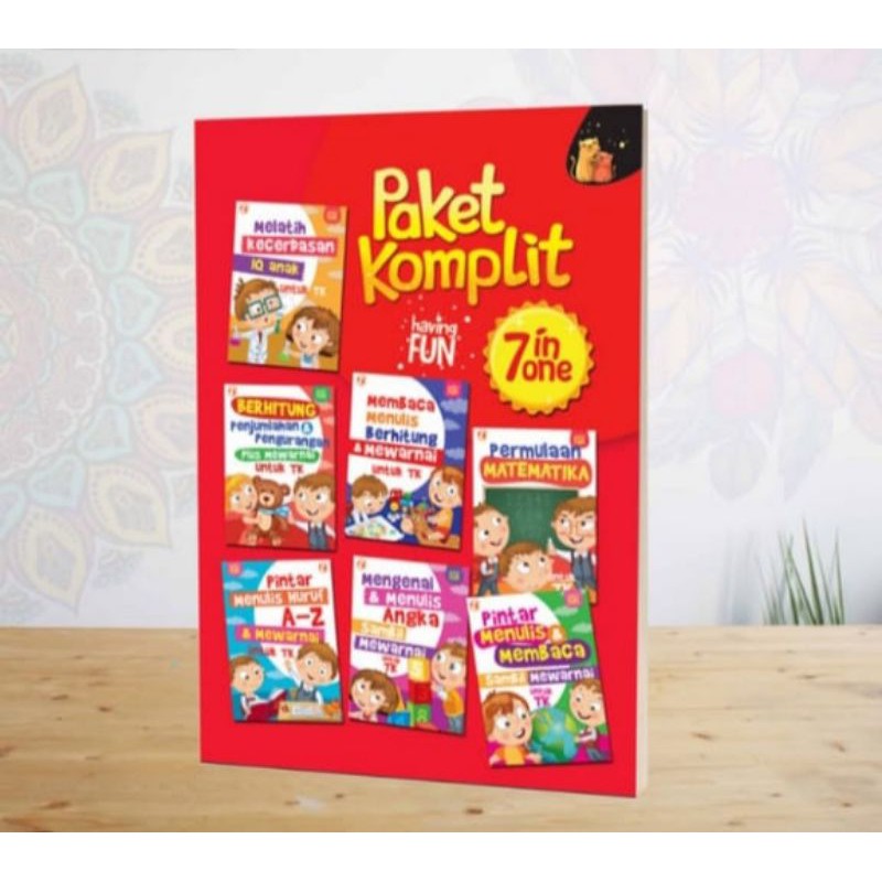 Buku Anak Paket Komplit 7 In One Calistung dan Kecerdasan Anak Paud/Tk