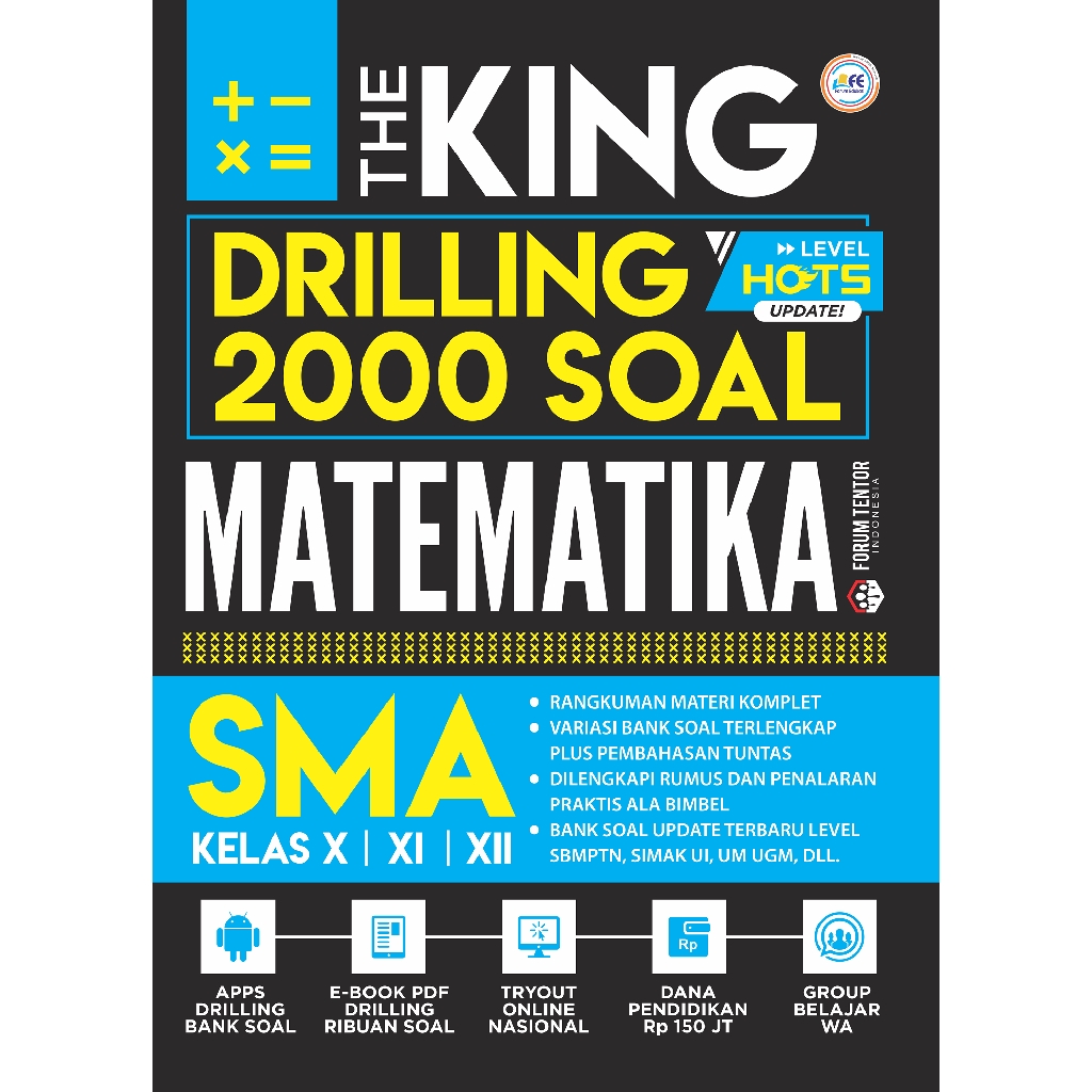 BEST SELLER !! MATEMATIKA SMA: THE KING DRILLING 2000 SOAL - FORUM EDUKASI-1