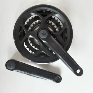 crank sepeda  mtb turanza  black Shopee Indonesia