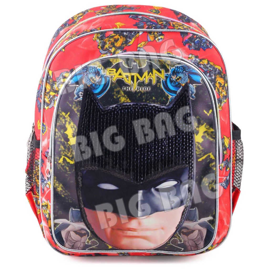 Tas Ransel Anak Laki Laki Karakter BATMAN - EXTRA - THE RIDE - RANSEL LED - LED BACKPACK