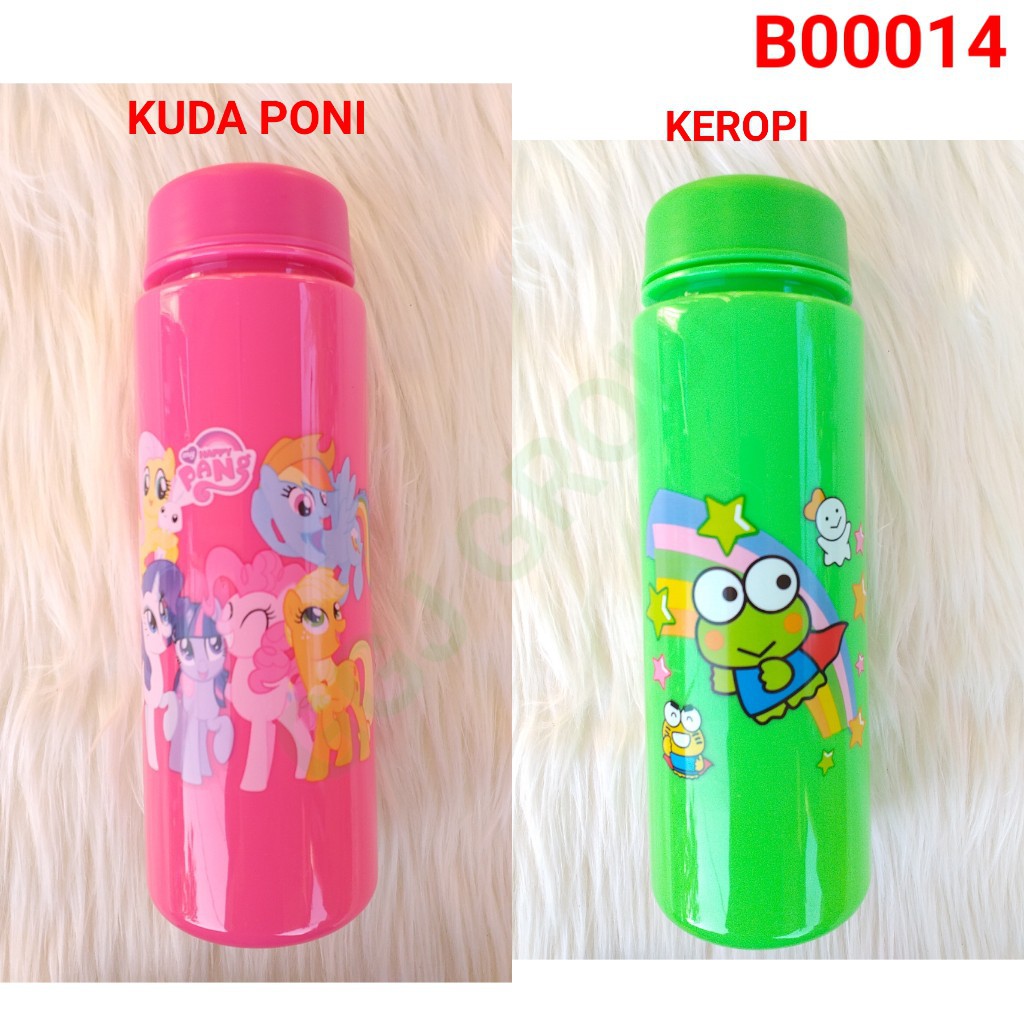 DC B ( B00014 ) MY BOTTLE KARAKTER ANIMASI WARNA TAHAN PECAH / TIDAK BISA MEMILIH