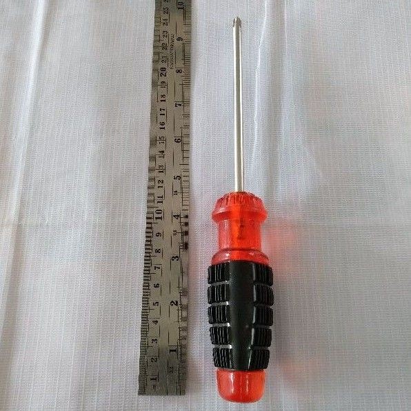 Obeng Plus Gagang Karet 6mm