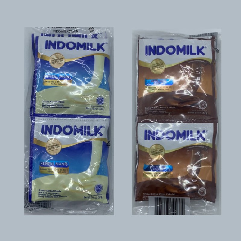 

Indomilk Susu Kental Manis Putih Cokelat 1 Renceng (6 x 37gr)