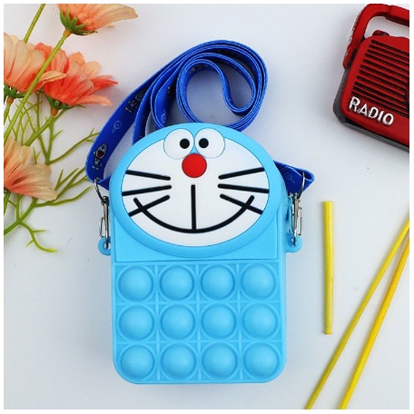 TAS POP IT ANAK DORAEMON / TAS POP IT ANAK SELEMPANG / TAS POP IT ANAK TERMURAH - PO-34