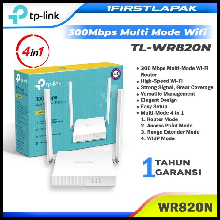 Jual Tp Link Tl Wr820n 300mbps Wireless N Speed Router Tp Link Multi