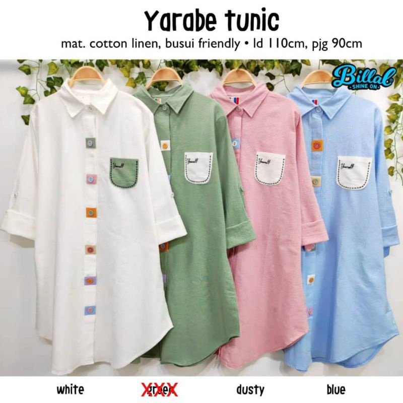 yarabe tunik linen import best seller by billal