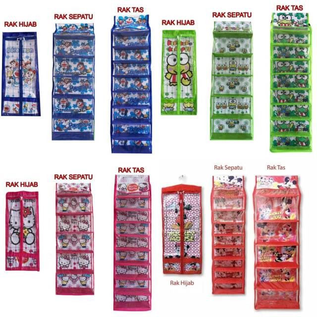 Rak gantung tas/ rak gantung sepatu/ rak gantung kerudung