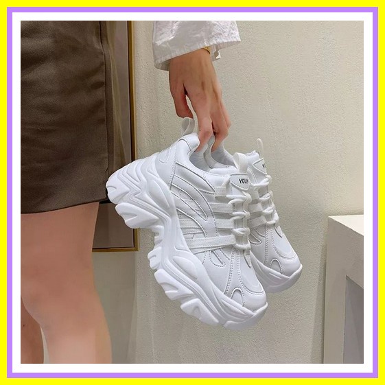 Lalafunny Sepatu Kanvas Wanita Korean Style Sepatu Cewek  Model Tali Sepatu Wanita Kekinian Sneakers