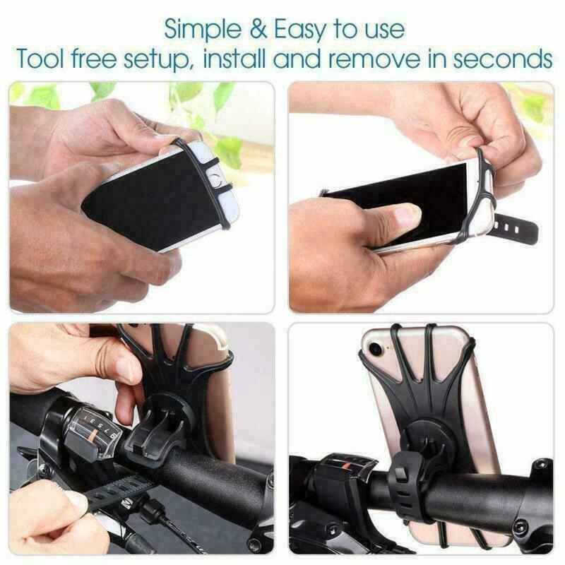 【P&amp;T】Bike Phone Holder Universal Cycling Handlebar Bicycle Mount 360 Degree Rotating  for GPS Phone