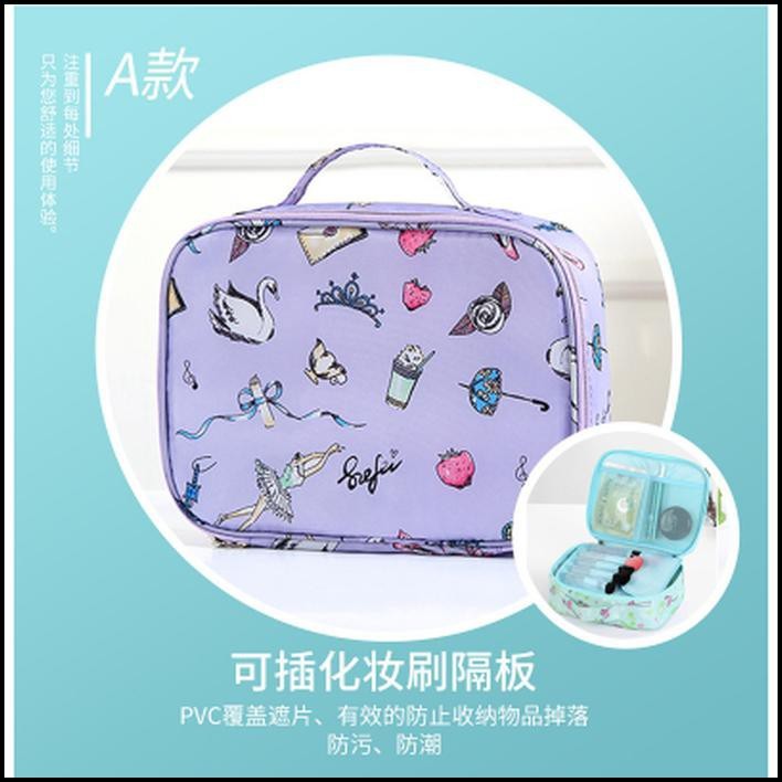 Tas Travel Tas Kosmetik Jumbo Aneka Motif Travelling Organizer Model Korea