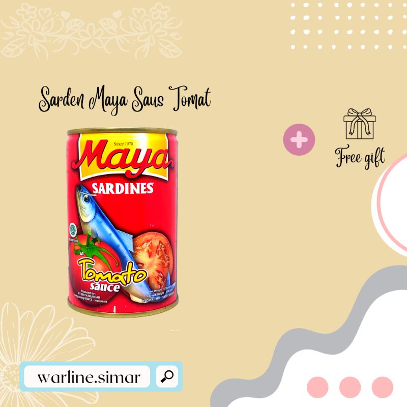 

Sarden Sardines Maya Saus Tomat 425gr Sardines Maya Saos Tomat Sarden Murah Sarden Maya Saus Tomat 425gr Makanan Instan