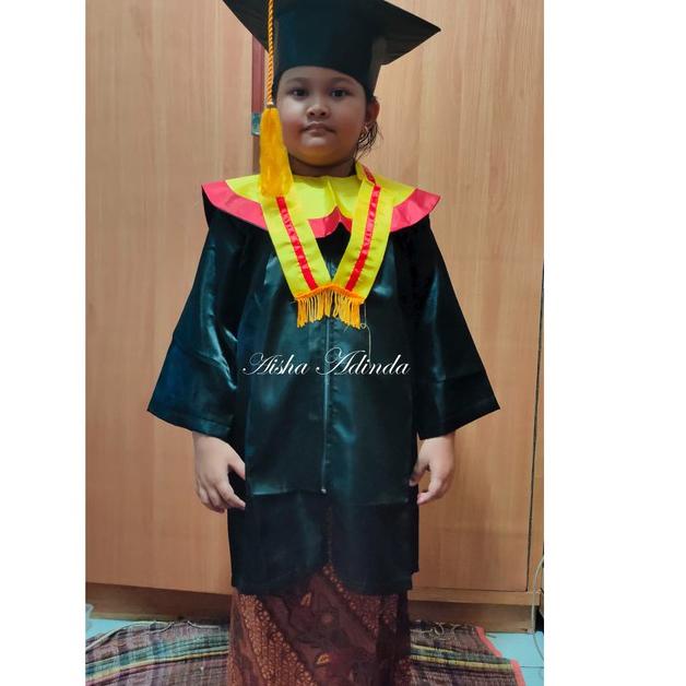 New BAJU TOGA WISUDA ANAK TK PAUD SETELAN 1 SET  ORIGINAL 100% SUPPLIER 판