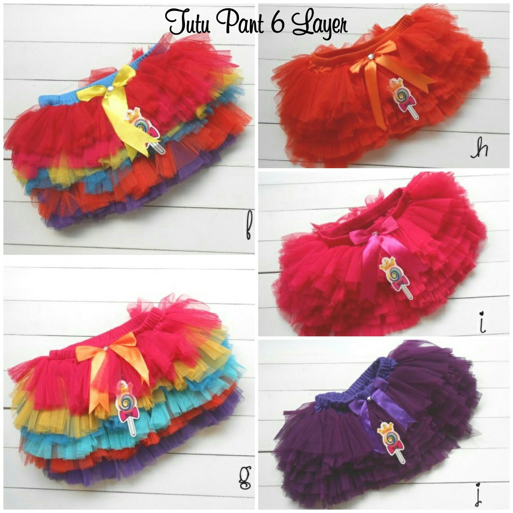 Celana Rok Tutu Anak 6 Layer