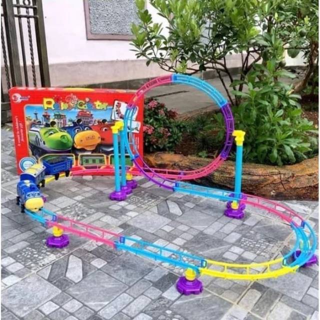 MAINAN ANAK KERETA API ROLLER COASTER CHUGGINGTON