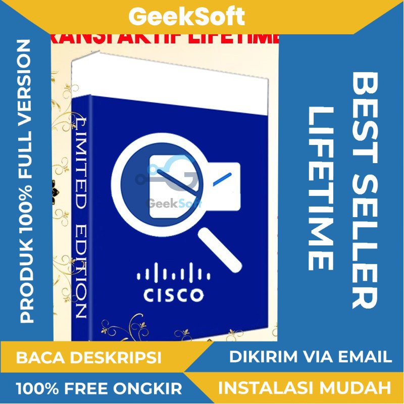 [FULL VERSION] Cisco Packet Tracer 7 Software - GARANSI AKTIVASI - Alat simulasi jaringan untuk pendidikan dan latihan