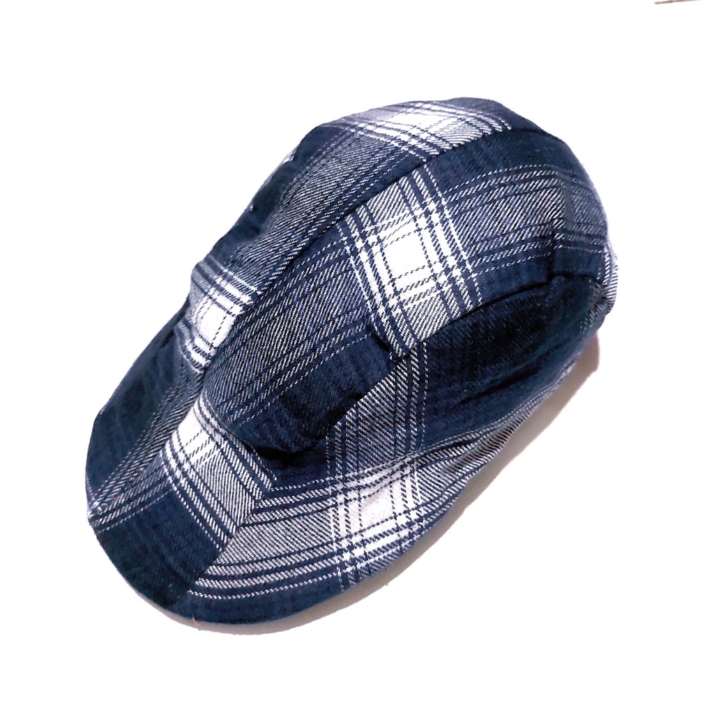 topi anak laki laki pet cowok keren murah lucu umur 1 2 3 tahun thn import karakter baseball polos-Kotak Navy