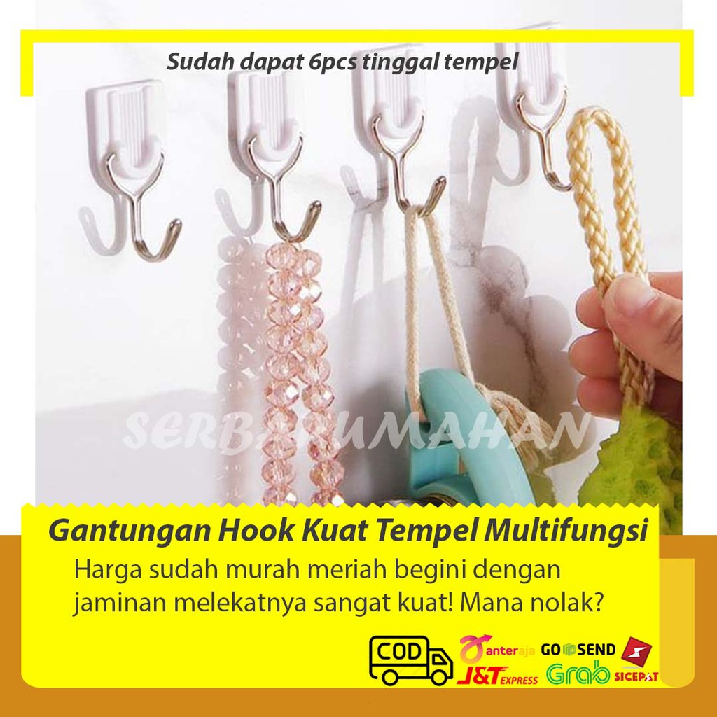 SR071 Gantungan Baju Dinding Gantungan Tas Gantungan Handuk Dinding Aesthetic Gantungan Jilbab Gantu