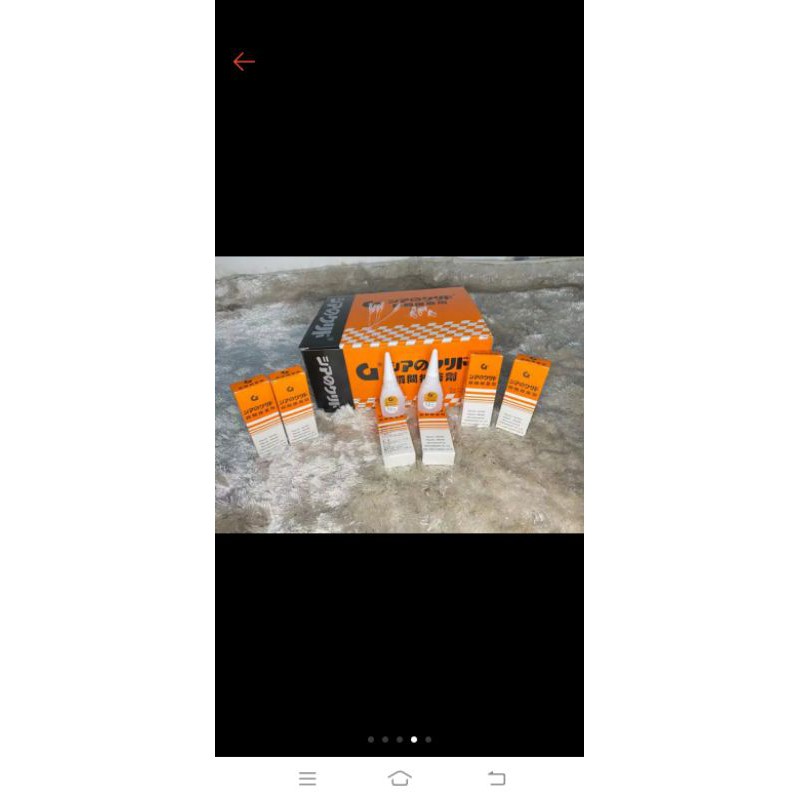 LEM G KOREA KUALITAS SUPER (botol gemuk isi penuh)