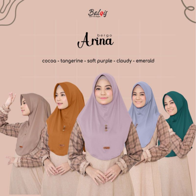 Bergo Arina/BALQIS HIJAB