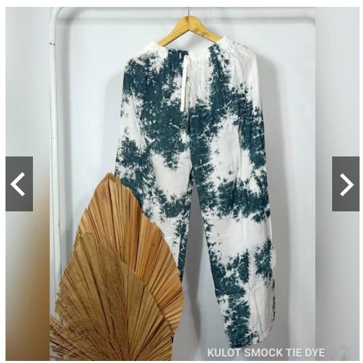 fifi fashion celana kulot SMOCK (TIE DYE)