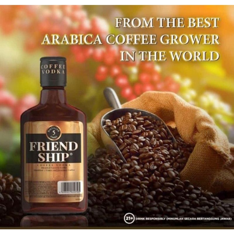 Friendship coffee vodka180ml Coffee friendship Coffee liquor 180ml