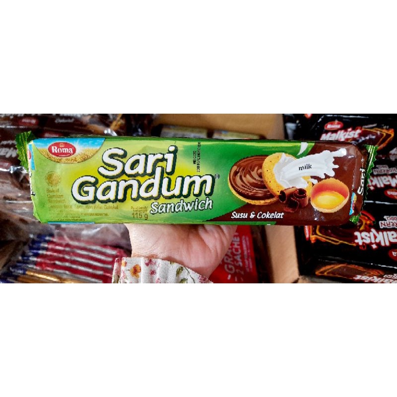 Roma Sari Gandum 108 gr / Biskuit Sari Gandum 149 gr / Sari Gandum roll 240 gr