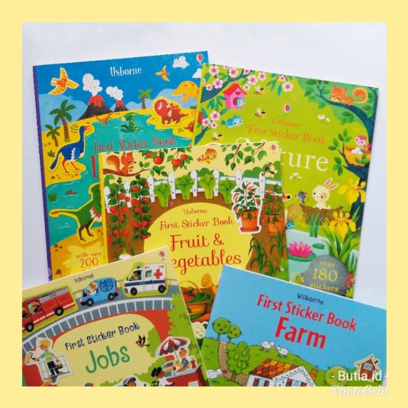Buku Stiker Usborne - Usborne Sticker Book