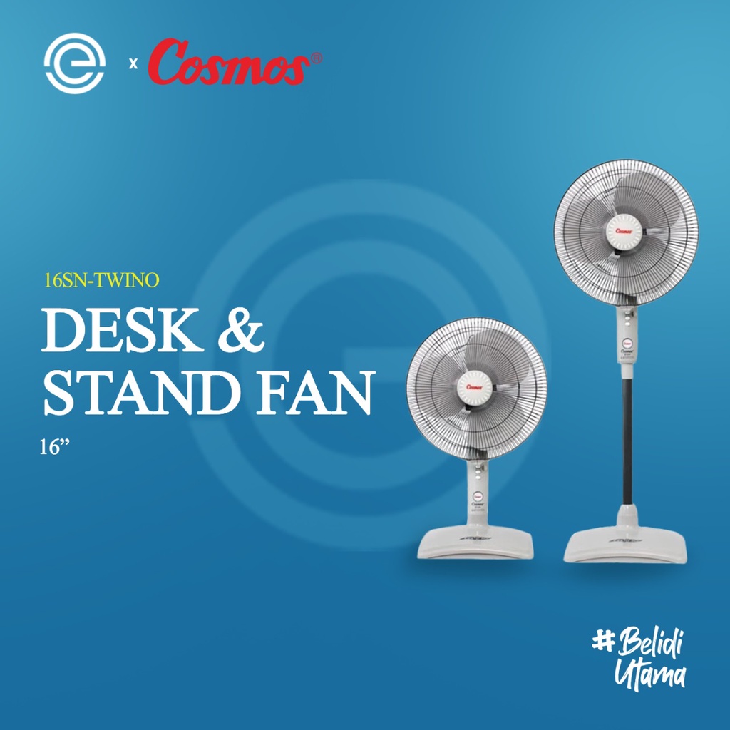 COSMOS Kipas Angin 16 inch TWINO 16-SN