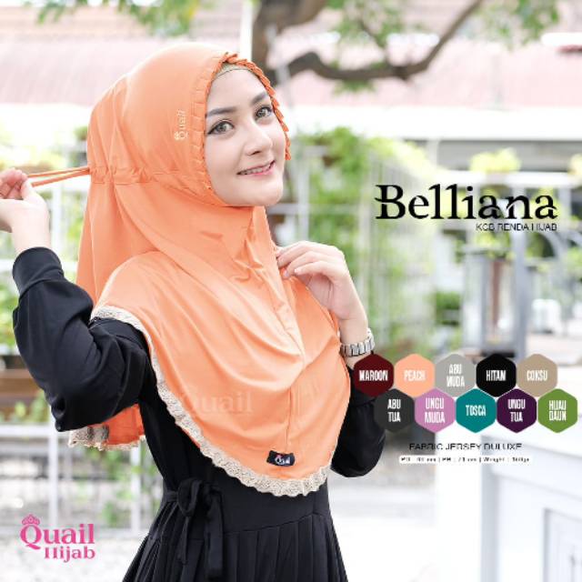 Belliana Quail/Ori Quail Hijab/Quail Ecer/Quail Grosir/Hijab Murah