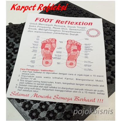 KARPET REFLEKSI / ALAS PIJAT KAKI / KARPET KESEHATAN / FOOT REFLEXY