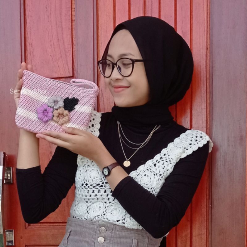 Dompet Rajut Giska - SenjabyAtsa