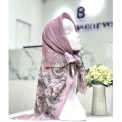 Malaya series Buttonscarves in Blush